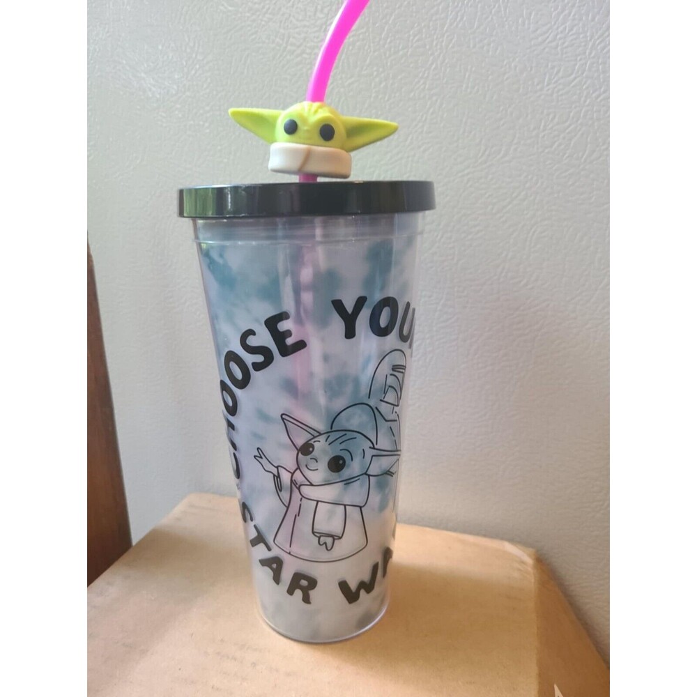 Disney Parks EXCLUSIVE The Mandalorian Grogu Tumbler Star Wars Choose Your Path